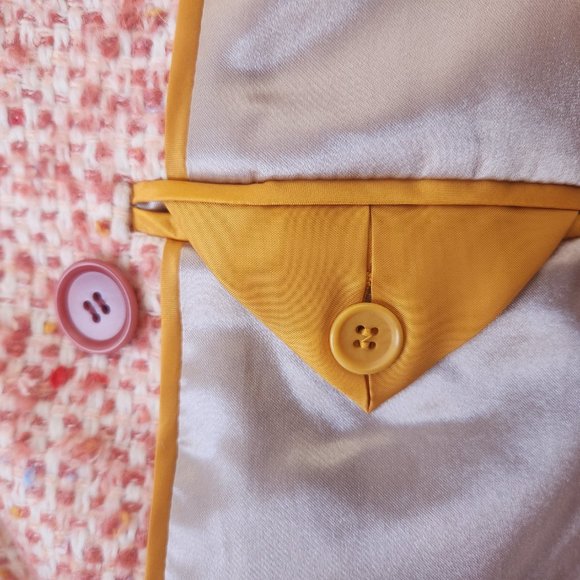 J. Crew Daphne Topcoat in Italian Tweed Faded Guava Size 0 pink barbie - Picture 14 of 15